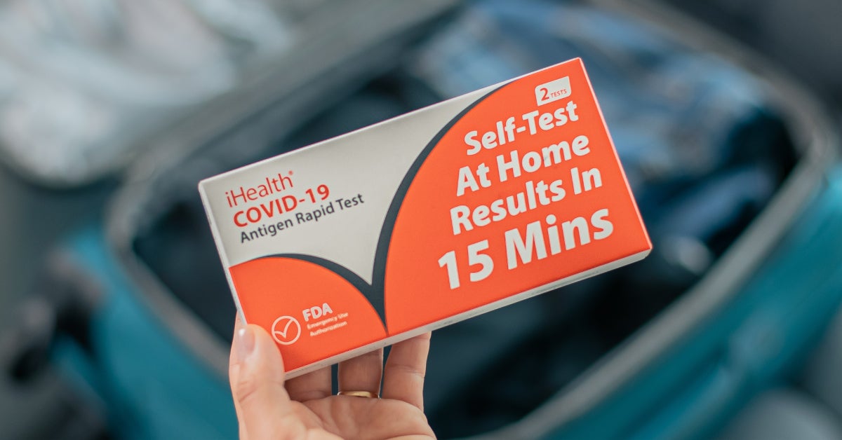 iHealth COVID-19 Antigen Home Test Kit - Case of 180 Tests - TK5
