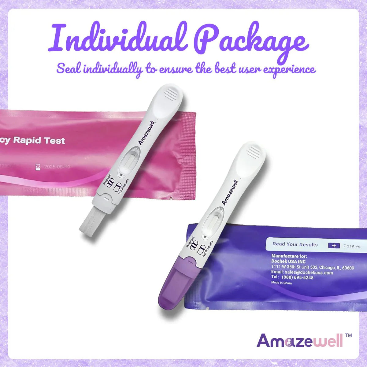 Amazewell Rapid Test Midstream, Case of 100