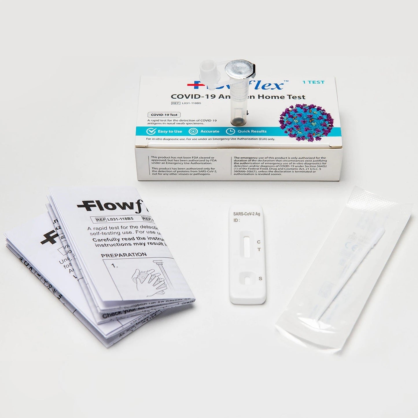 ACON FlowFlex COVID-19 Home Test Kit - Case of 300 Tests