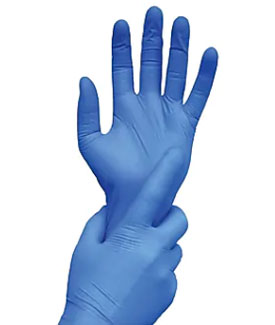 AMBITEX® Select Series N400 Exam Glove, Nitrile, Powder Free, Blue, X-Small, 3 Mil